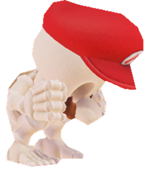 Skeleton Mario crouching by TransparentJiggly64 on DeviantArt