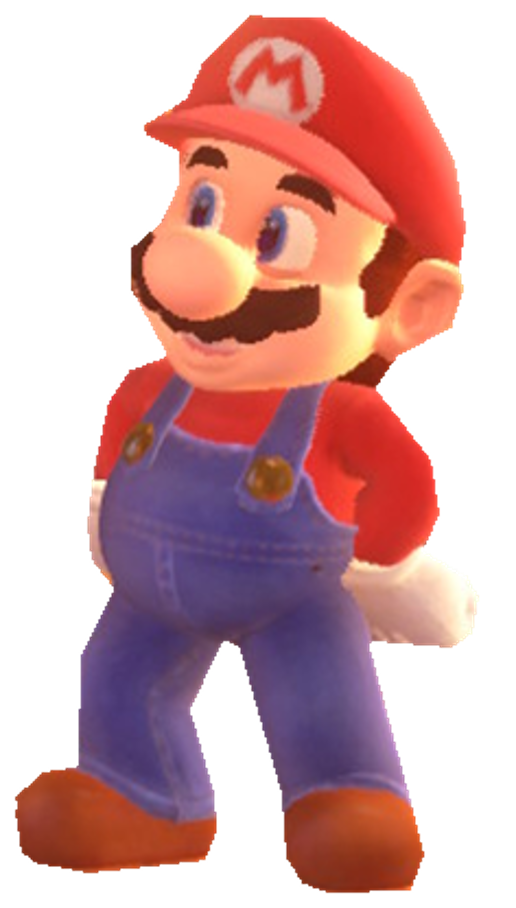 Super Mario with his hands on his hips by TransparentJiggly64 on DeviantArt