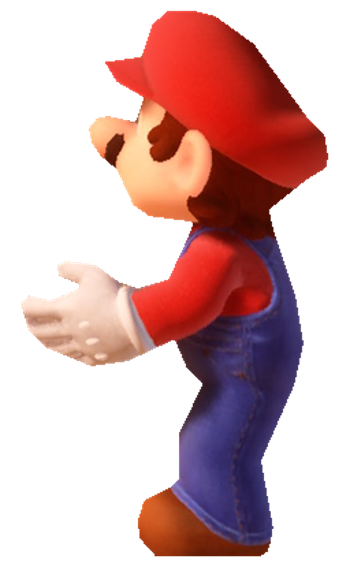Mario Shivering Super Mario holding something by TransparentJiggly64 on DeviantArt