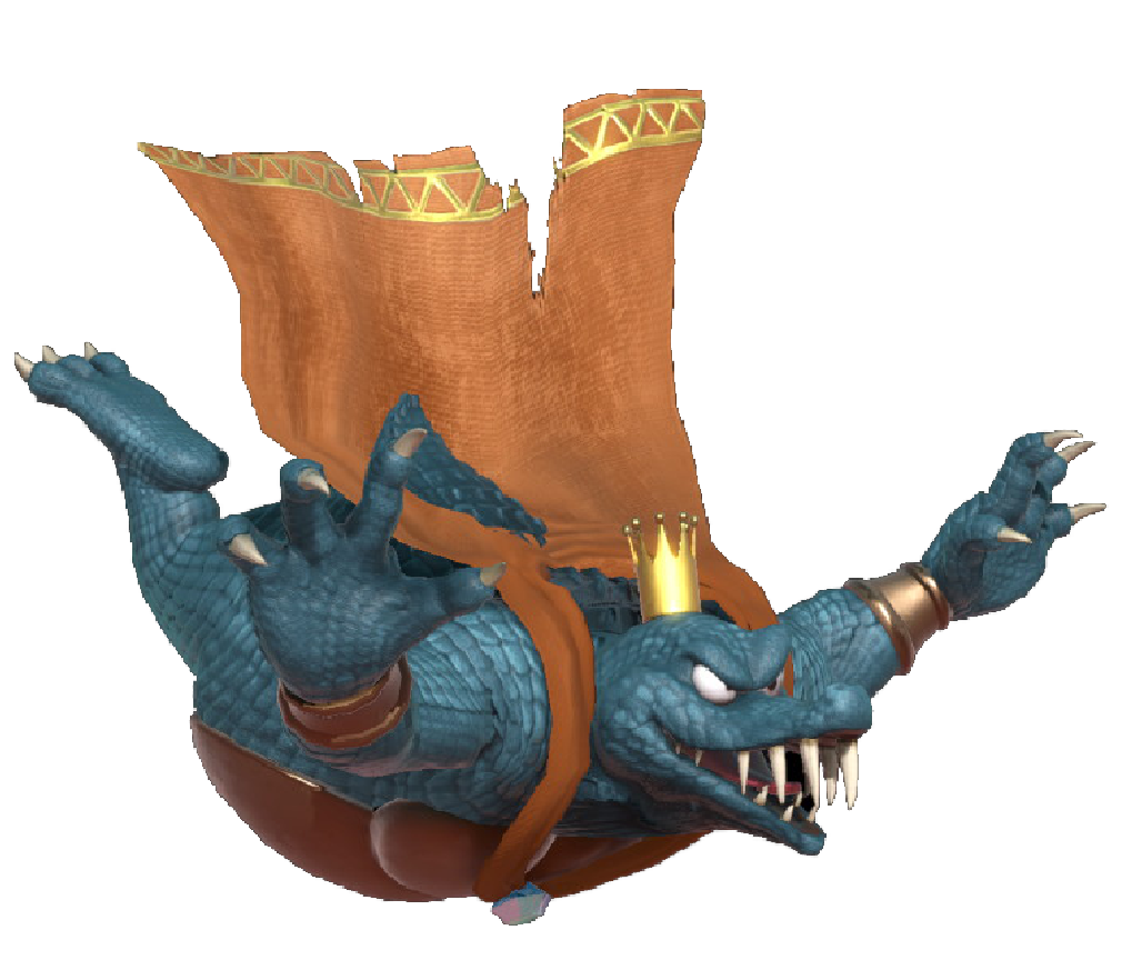 Blue K.Rool falling by TransparentJiggly64 on DeviantArt