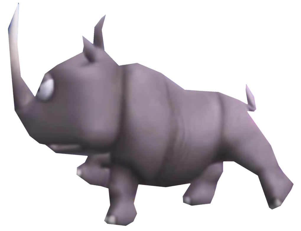 Iron Rambi Rambi the Rhinoceros running by TransparentJiggly64 on DeviantArt