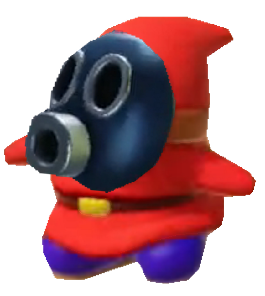 Red Snifit standing by TransparentJiggly64 on DeviantArt