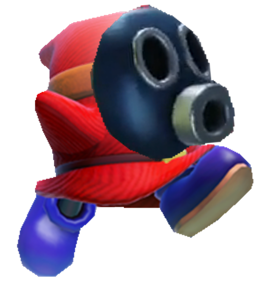 Red Snifit running by TransparentJiggly64 on DeviantArt