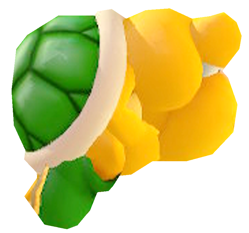 Green Koopa spinning in his shell by TransparentJiggly64 on DeviantArt