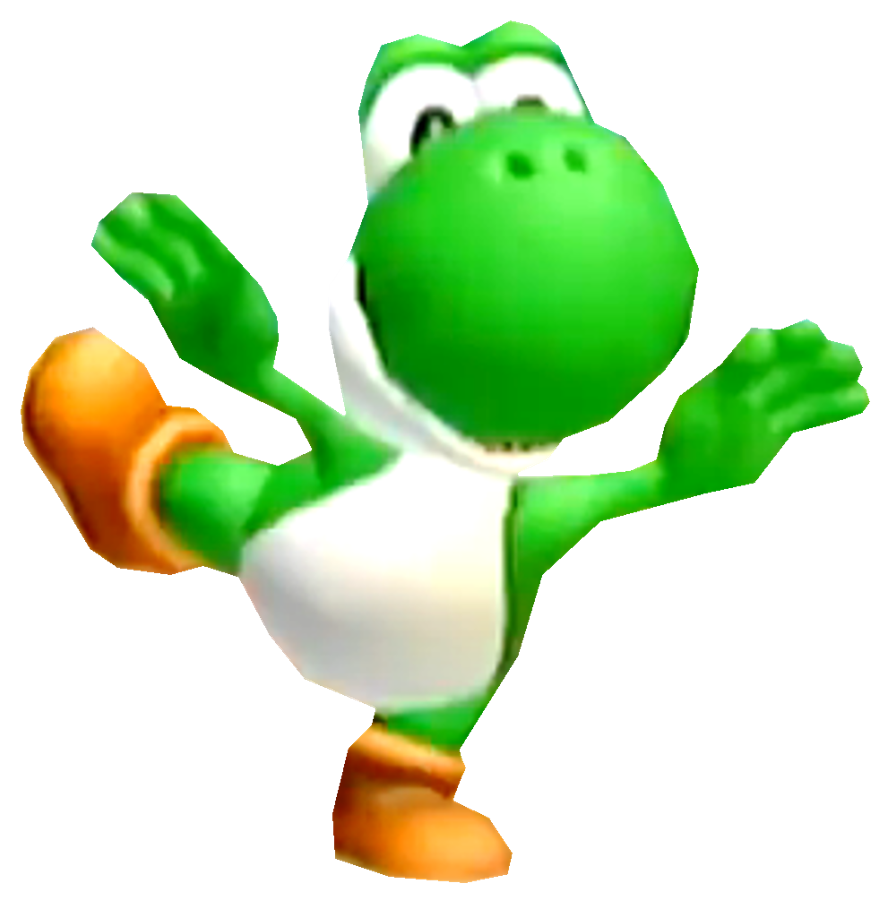 Yoshi Leg Green Yoshi standing on one foot by TransparentJiggly64 on DeviantArt