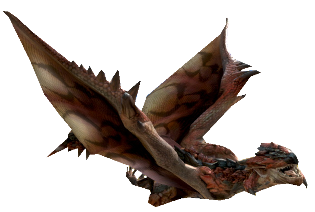 Rathalos flying by TransparentJiggly64 on DeviantArt