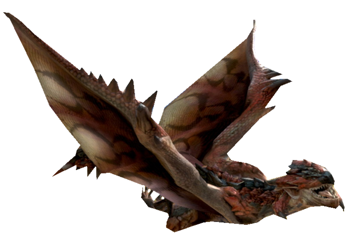 Rathalos flying by TransparentJiggly64 on DeviantArt