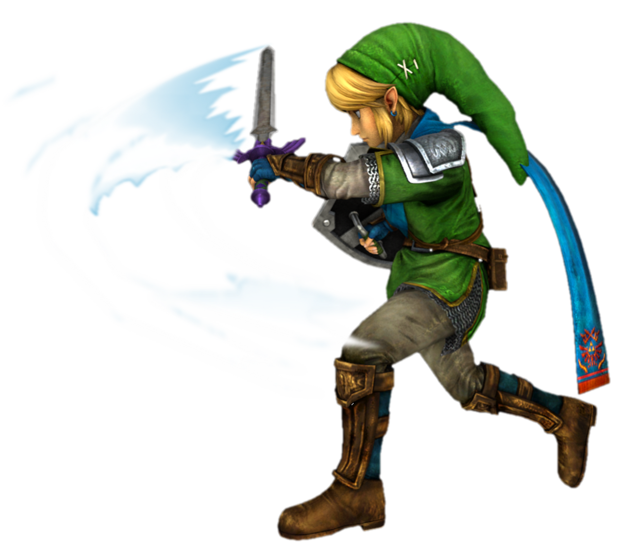 Warrior Link swinging his sword sideways 1 by TransparentJiggly64 on ...