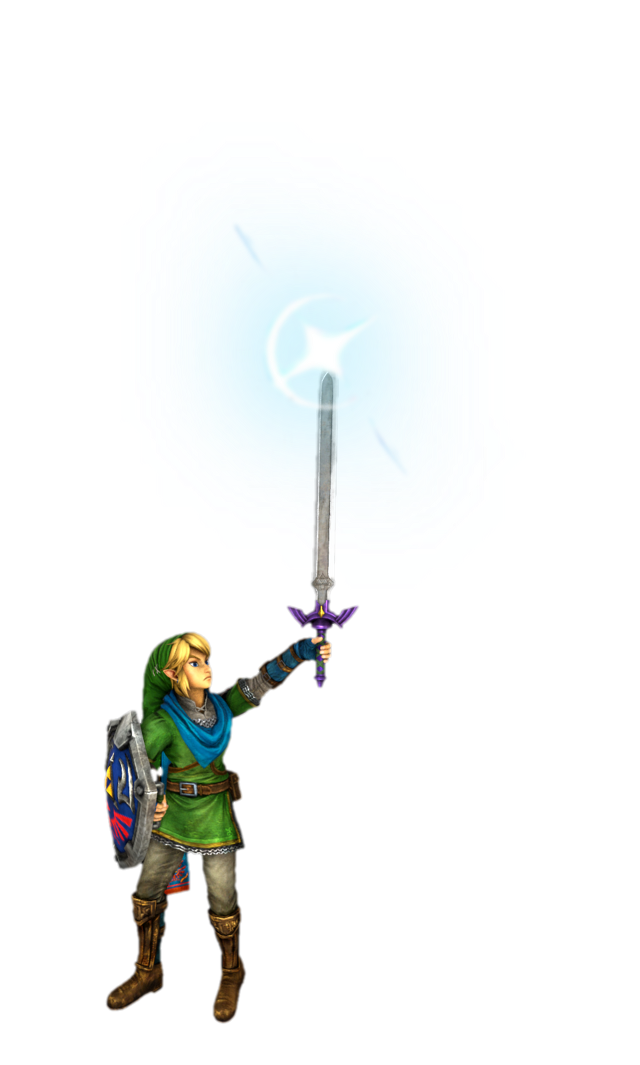 Warrior Link raising his sword (With a spark) by TransparentJiggly64 on ...
