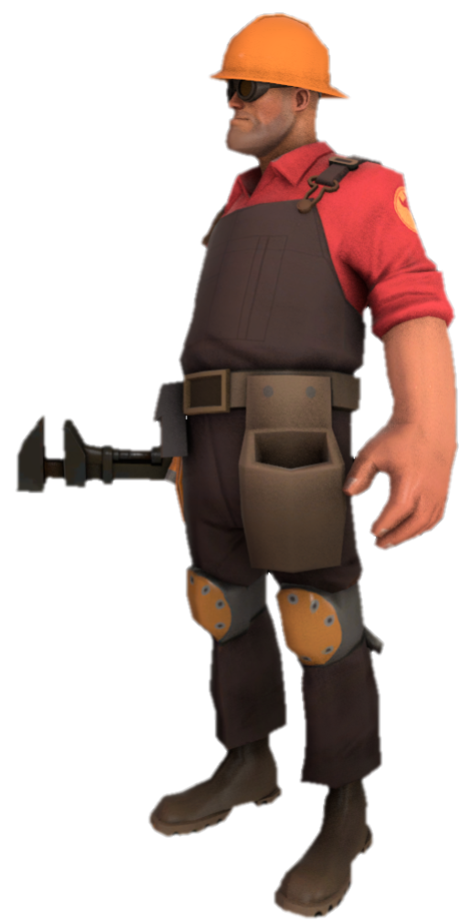 Red Engineer standing by TransparentJiggly64 on DeviantArt