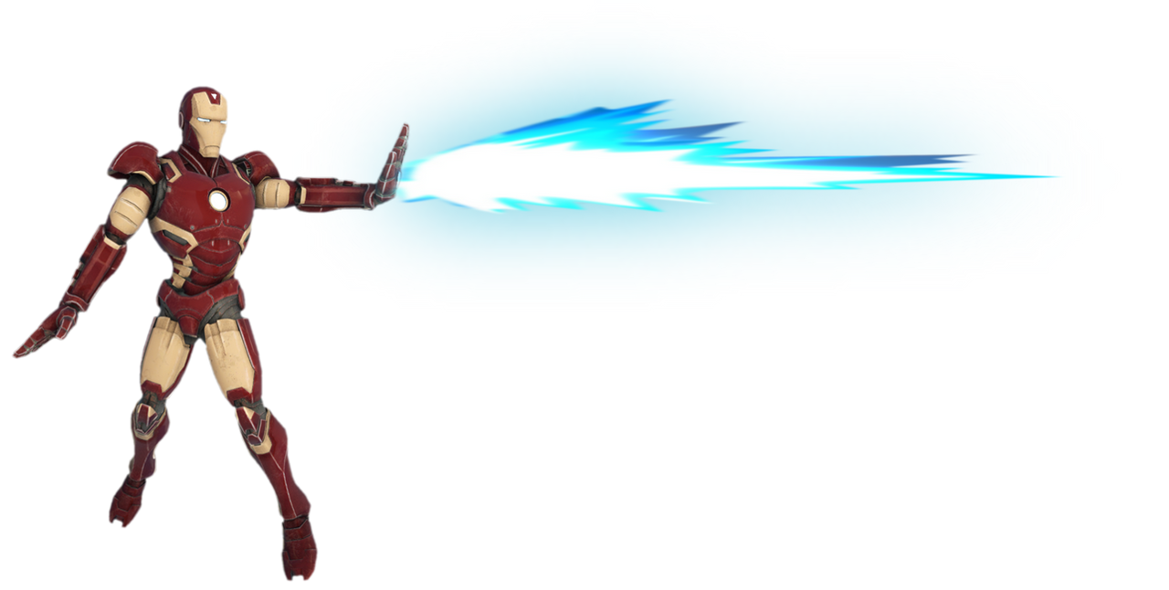 Iron Man using his Repulsor Ray by TransparentJiggly64 on DeviantArt