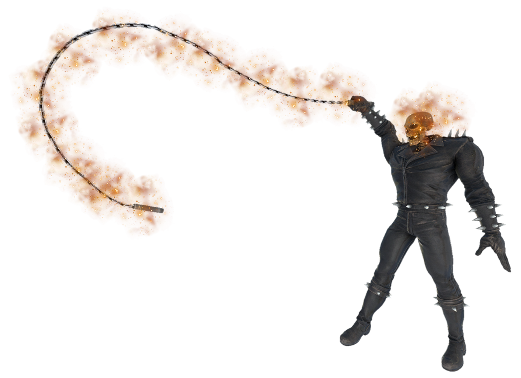 Ghost Rider striking with a chain 3 by TransparentJiggly64 on DeviantArt