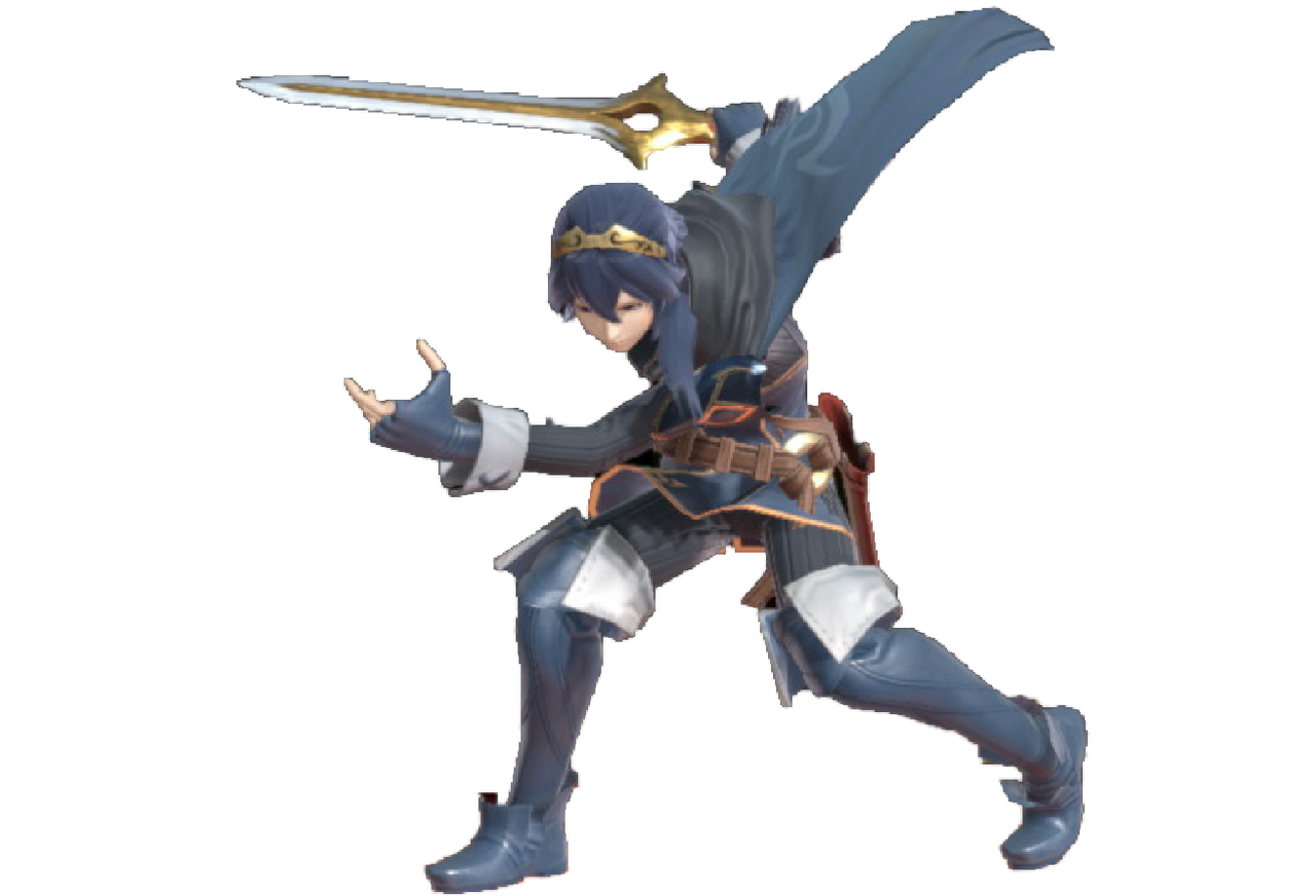 Lucina(Default) getting grabbed looking down by TransparentJiggly64 on