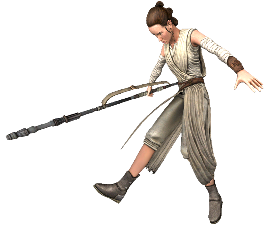 Rey Skywalker is hit by TransparentJiggly64 on DeviantArt
