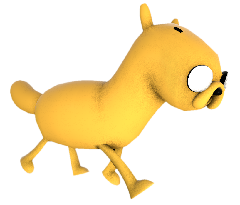 Jake the Dog on all fours by TransparentJiggly64 on DeviantArt