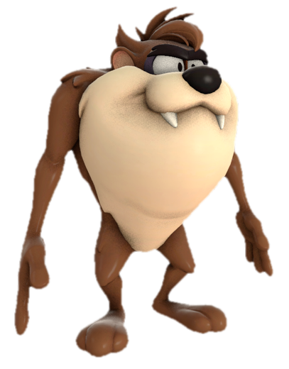 Taz Button Taz standing by TransparentJiggly64 on DeviantArt