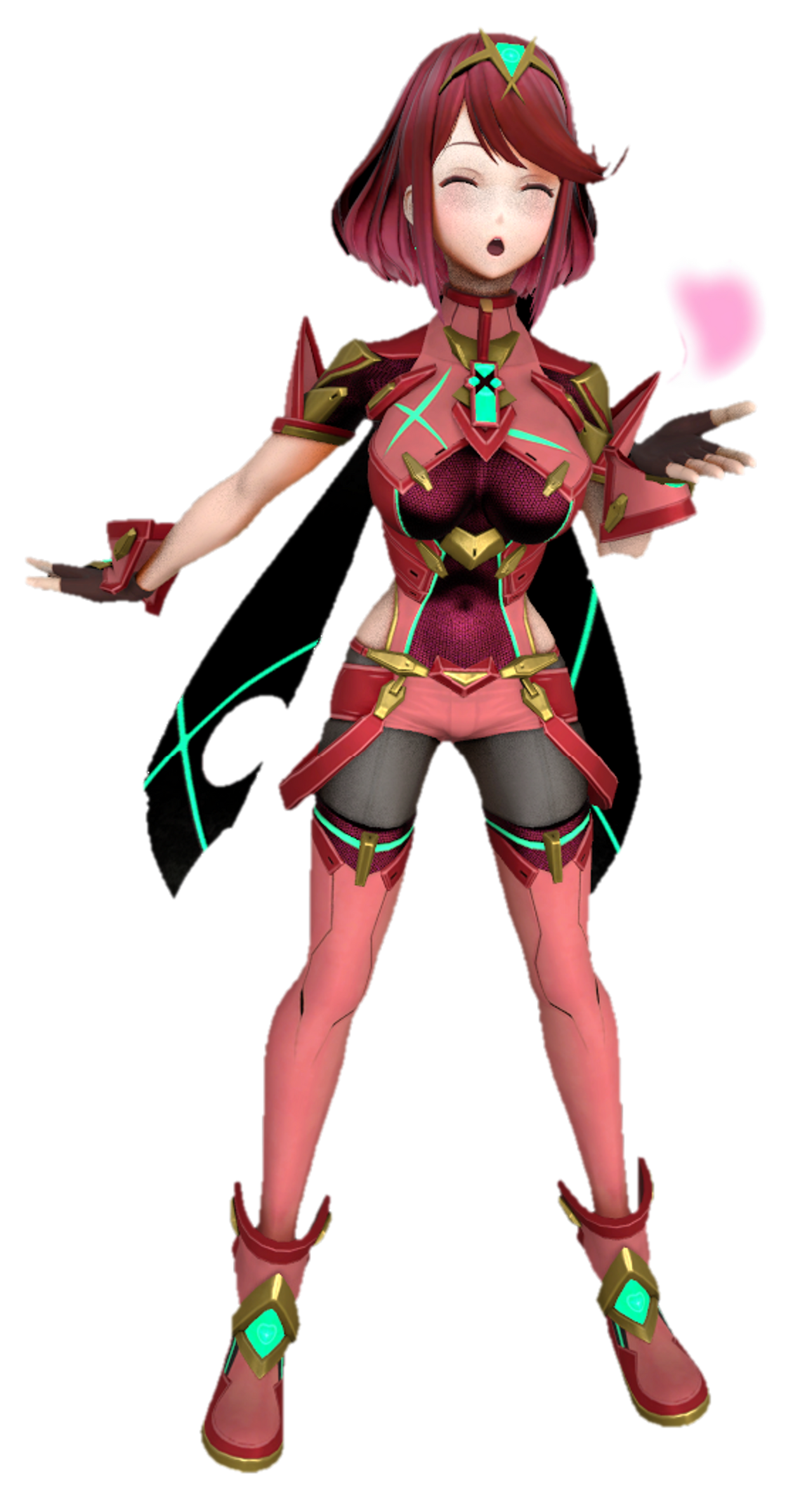 Pyra Fa Pyra (Censored) blowing a kiss by TransparentJiggly64 on DeviantArt