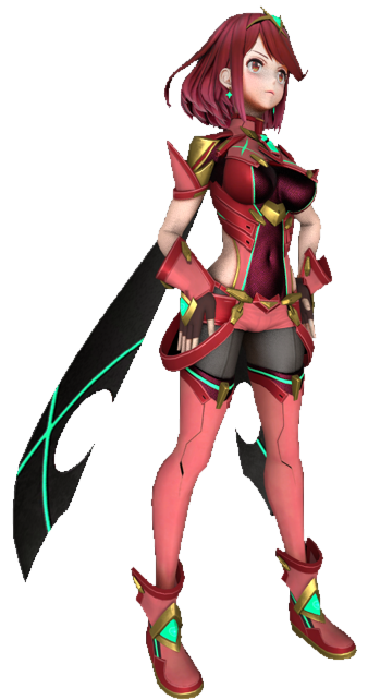 Pyra Hand Extended Pyra (Censored) with her hands on her hips by TransparentJiggly64 on ...