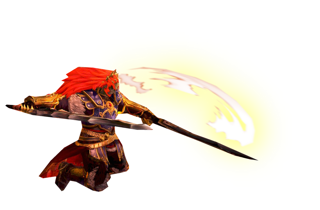 Warrior Ganondorf slashing while crouching by TransparentJiggly64 on ...