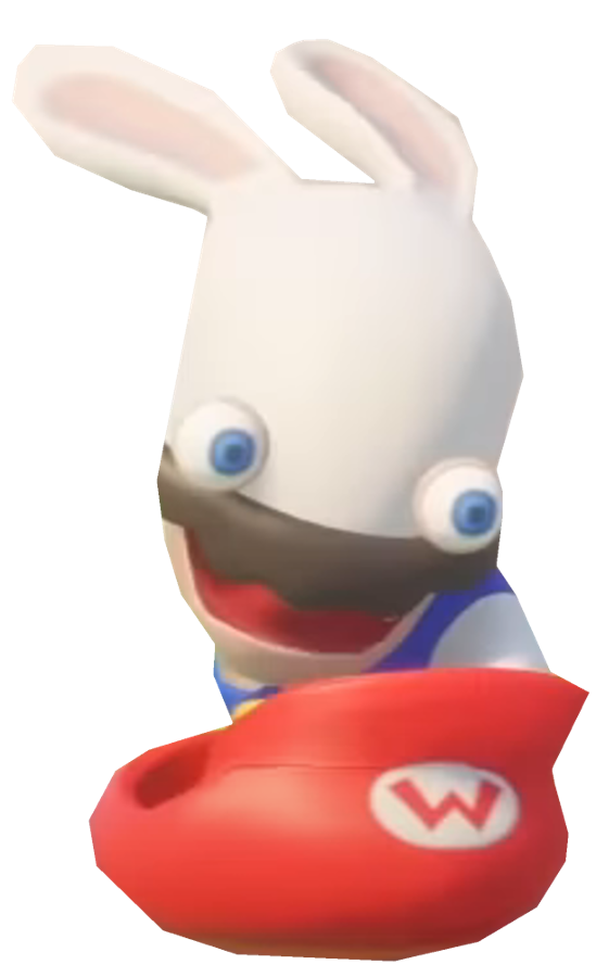 Rabbid Mario dashing by TransparentJiggly64 on DeviantArt