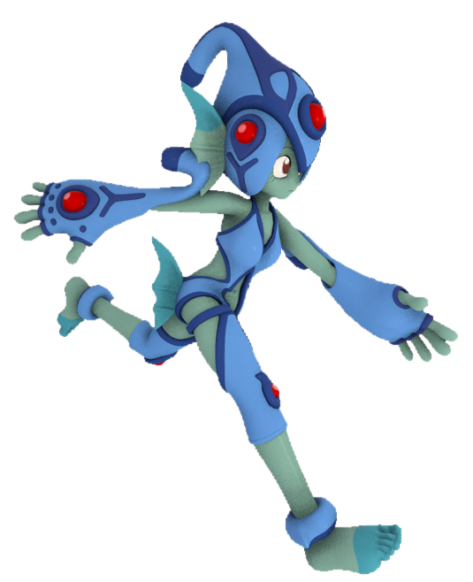 Ranamon running by TransparentJiggly64 on DeviantArt