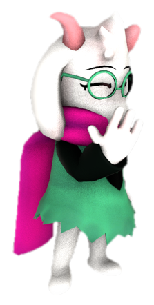 Hatless Ralsei Ralsei (Hatless) giggling by TransparentJiggly64 on DeviantArt
