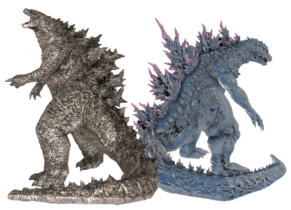 Two Godzilla's Two Godzilla's posing by TransparentJiggly64 on DeviantArt