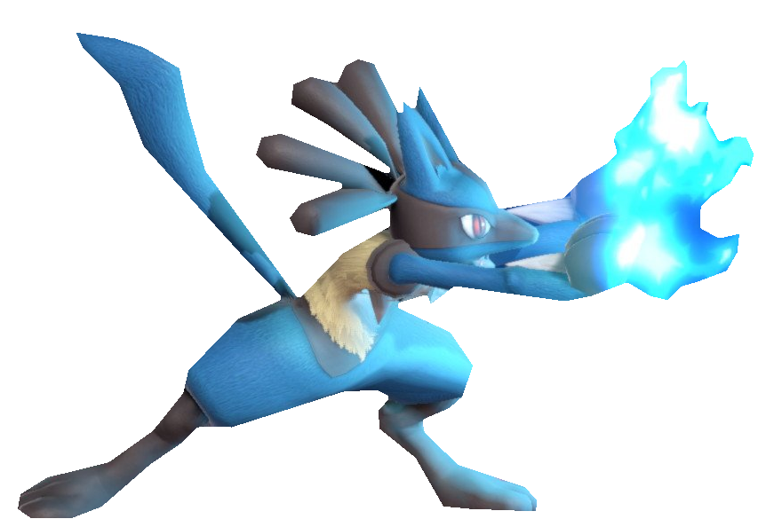 Lucario, Aura Sphere by ishmam on deviantART