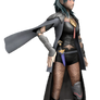 Female Byleth with a hand on her hip