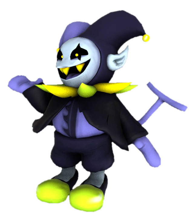Jevil standing by TransparentJiggly64 on DeviantArt