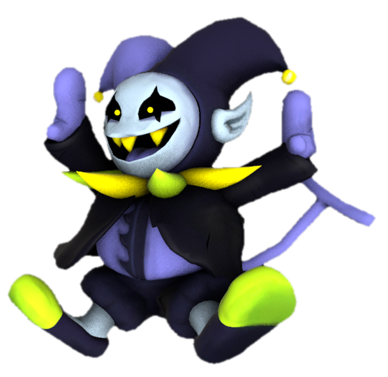 Jevil in the air by TransparentJiggly64 on DeviantArt