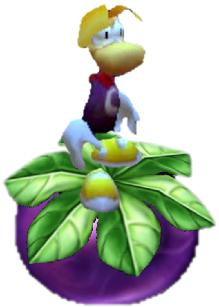 Rayman(R2) on a plum by TransparentJiggly64 on DeviantArt