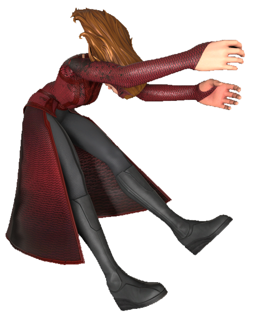 Scarlet Witch falling back by TransparentJiggly64 on DeviantArt