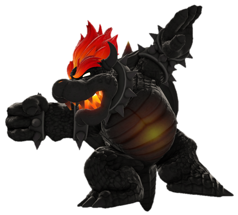 Fury Bowser punching by TransparentJiggly64 on DeviantArt