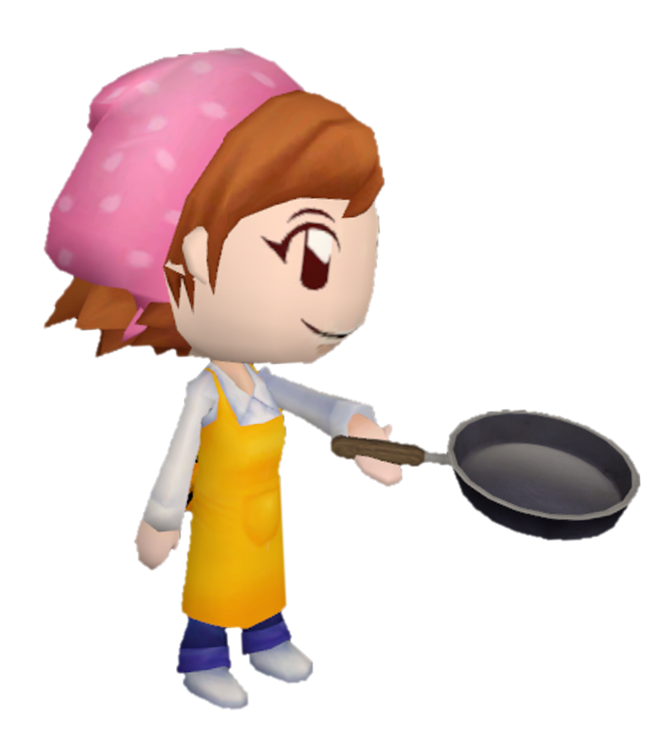 Cooking Mama with a frying pan by TransparentJiggly64 on DeviantArt