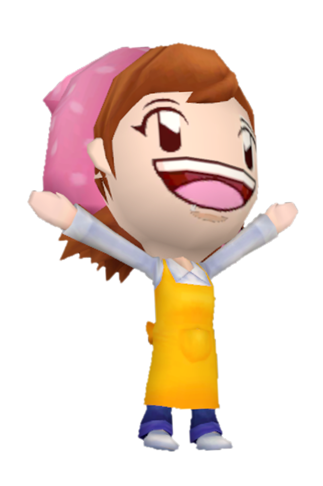 Cooking Mama raising her arms by TransparentJiggly64 on DeviantArt