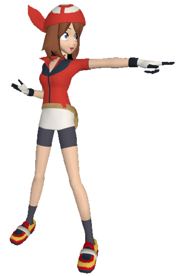 May Mmd May (MMD) pointing forward by TransparentJiggly64 on DeviantArt