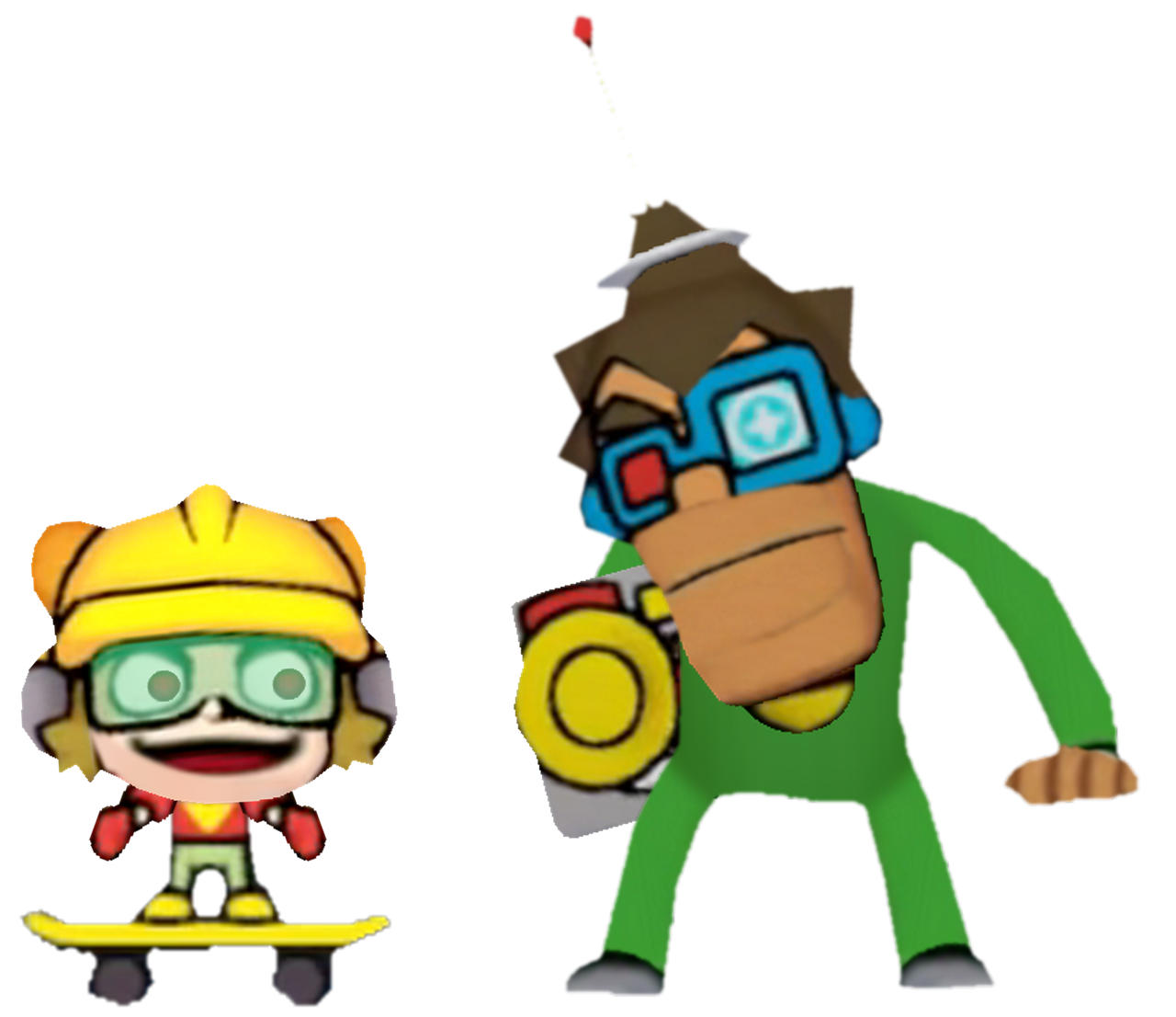 9-Volt and 18-Volt standing by TransparentJiggly64 on DeviantArt