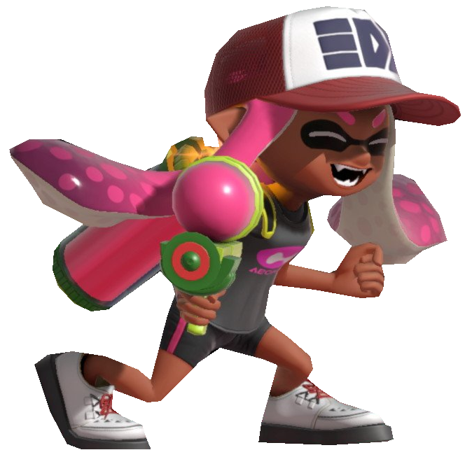 S1 Pink Inkling Girl Is Happy by TransparentJiggly64 on DeviantArt