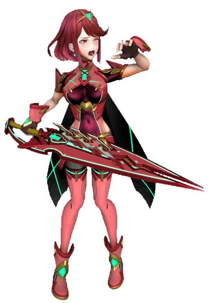 Pyra Stretch Pyra Wincing 2 by TransparentJiggly64 on DeviantArt