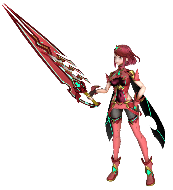 Pyra Hand Extended Pyra (Censored) raising her sword by TransparentJiggly64 on DeviantArt