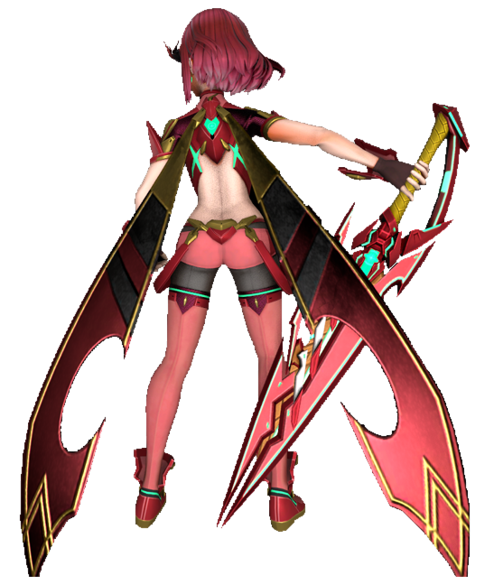 Pyra Hand Extended Pyra (Censored) holding her sword behind her by TransparentJiggly64 on ...