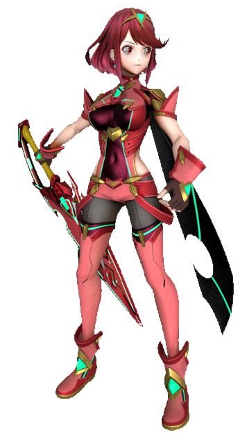 Pyra Hand Extended Pyra (Censored) holding her sword behind her by TransparentJiggly64 on ...