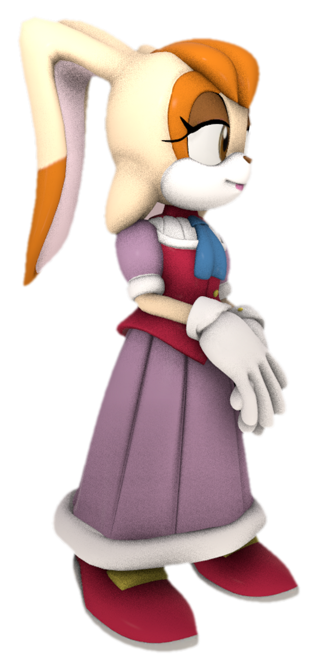 Vanilla Rabbit Filed Vanilla the Rabbit with her hands in front of her by ...