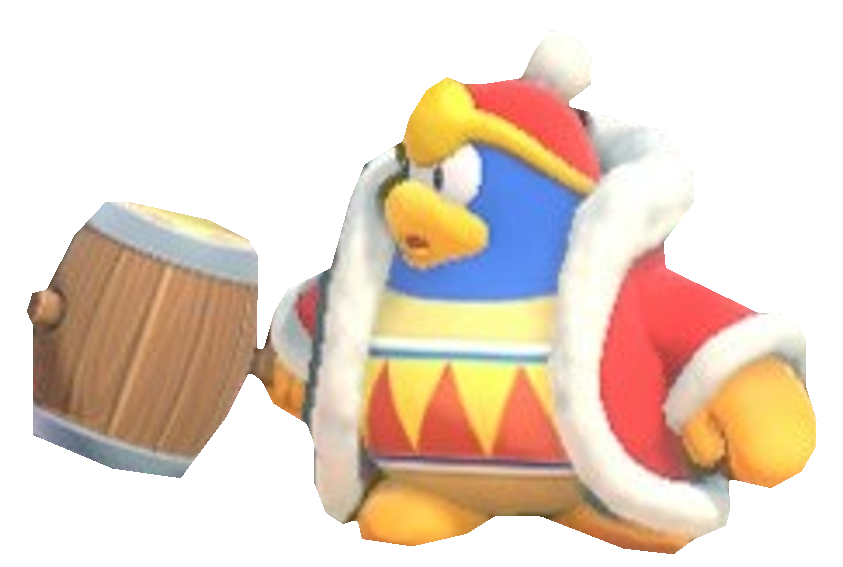 Dedede (RtD DX) looking around by TransparentJiggly64 on DeviantArt