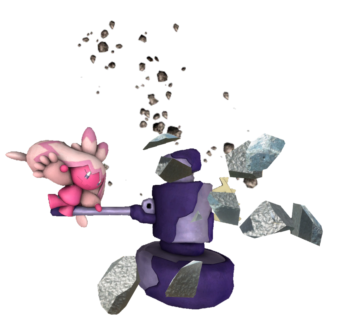 Tinkaton using Rock Smash by TransparentJiggly64 on DeviantArt