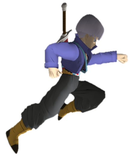 Trunks (Base Form) punching by TransparentJiggly64 on DeviantArt