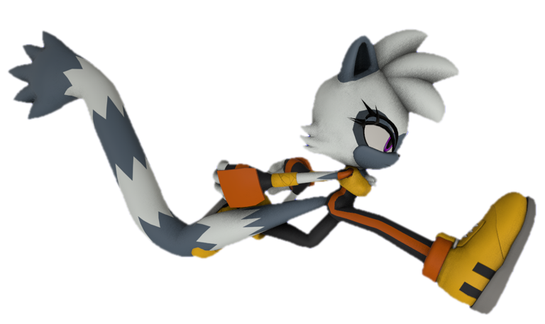 Tangle the Lemur running by TransparentJiggly64 on DeviantArt