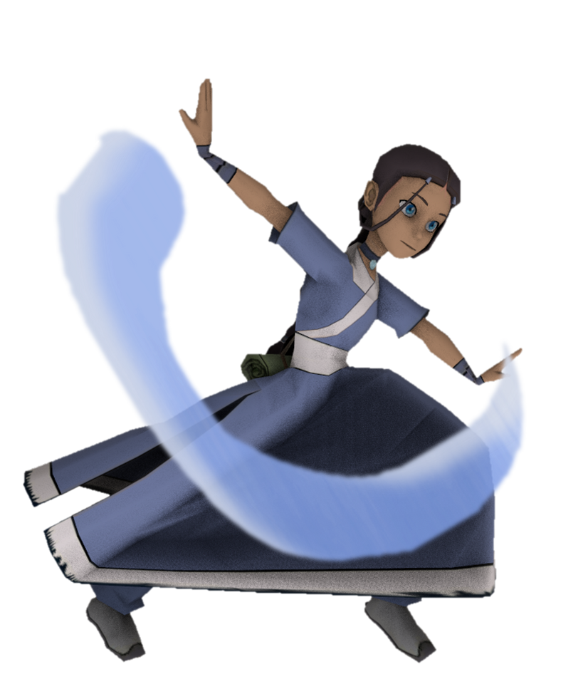 Katara waterbending by TransparentJiggly64 on DeviantArt
