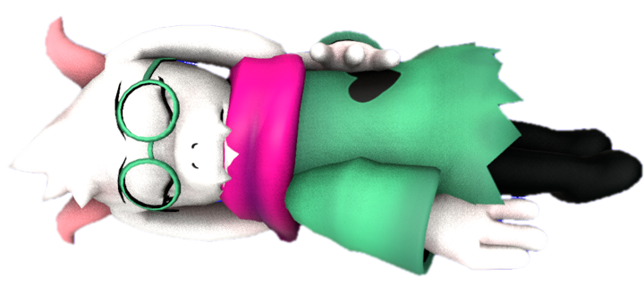 Realistic Ralsei Declining Ralsei is down by TransparentJiggly64 on DeviantArt